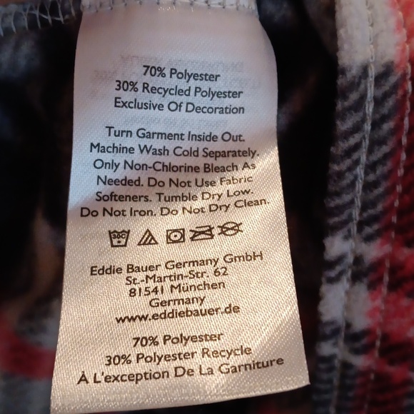 Mens eddie bauer plaid long  sleeve button down shirt Multicolor xl flannel - Picture 3 of 7